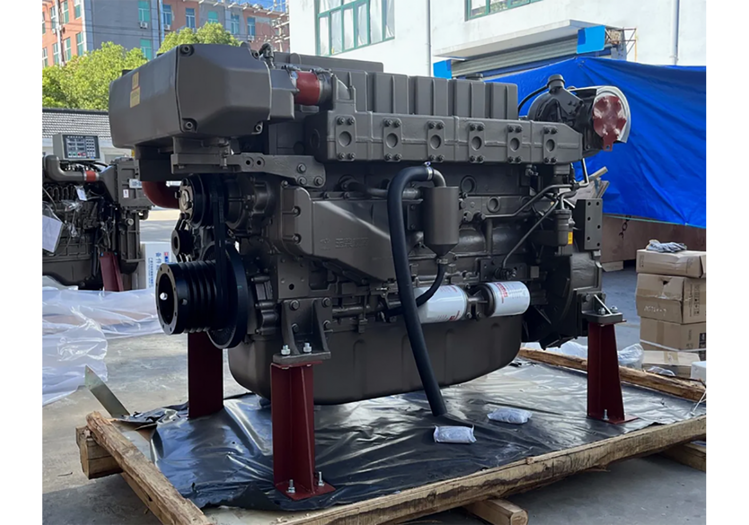 เครื่องยนต์ดีเซล DOOSAN PU126TI Power 294 Kw